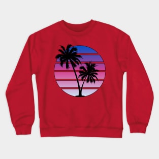 Synthwave style sunset Crewneck Sweatshirt